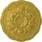 Ekena Millwork Cornelia Ceiling Medallion (Fits Canopies up to 4"), Hand-Painted Rich Gold, 22 1/2"OD x 1 1/2"P CM22CNRGS - alternate 1
